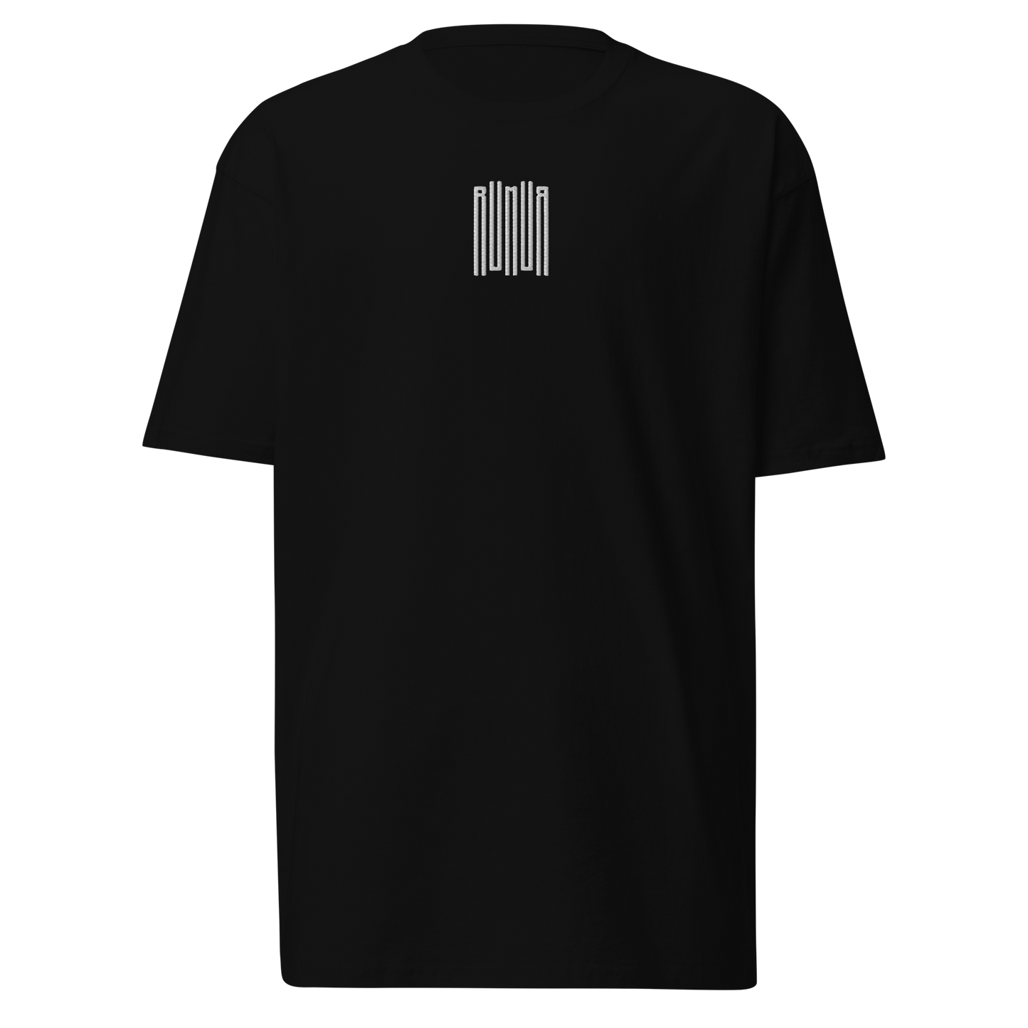 RUMUЯ Bars Tee (Black Heavyweight)