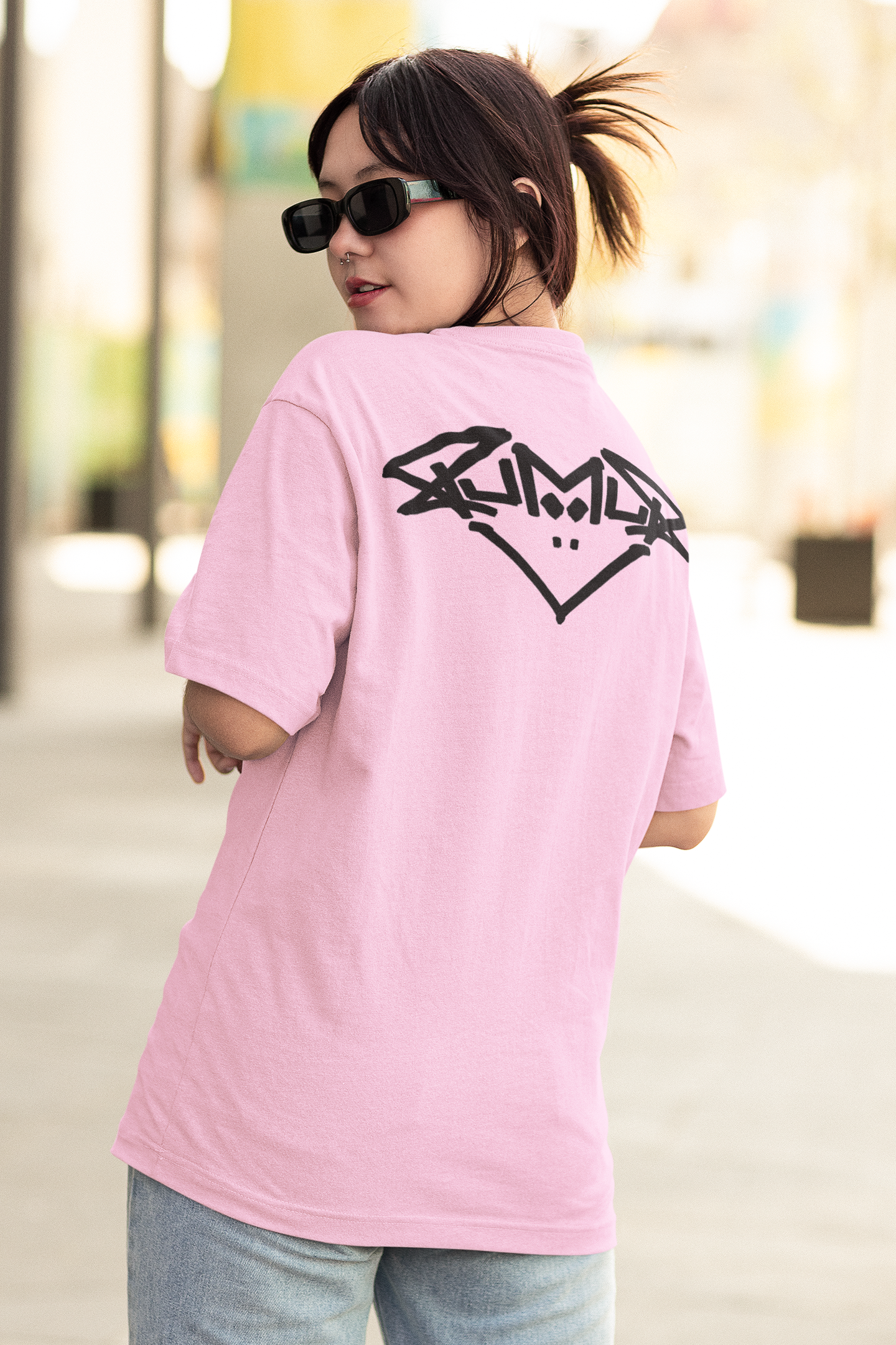 RUMUЯ ROTM Tee (Pink/White)